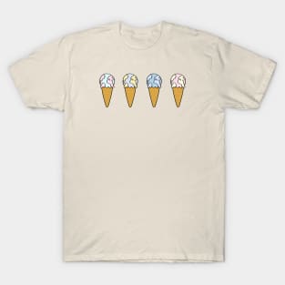 Pastel ice cream earth T-Shirt